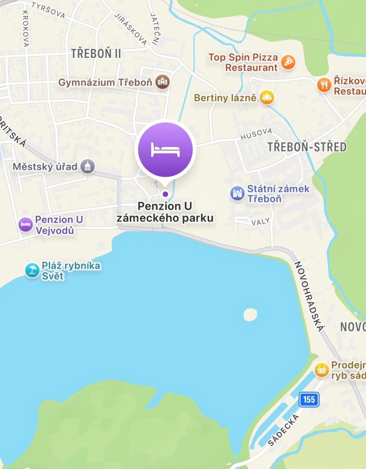 Penzion U zámeckého parku Třeboň Extérieur photo